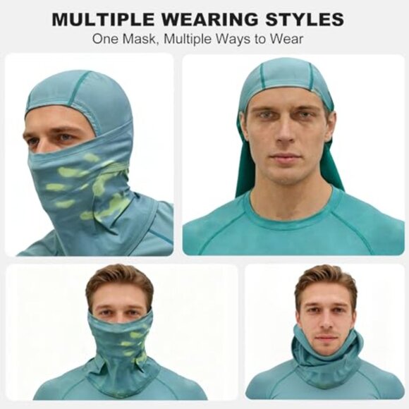 Temperature Sensitive Balaclava Ski Mask Windproof Fleece Unisex Fit Winter main image 8